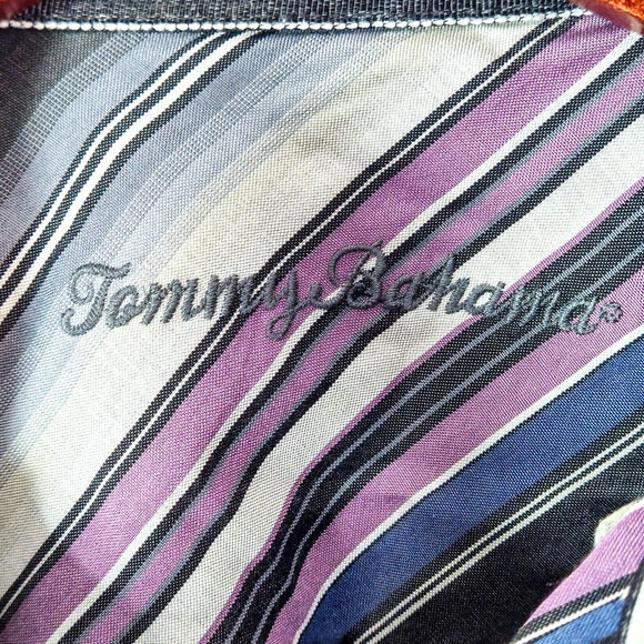 Tommy Bahama Men’s Shirt Yacht Club Nautical Luxe Silk Blue Resortwear Sz S - Picture 4 of 9